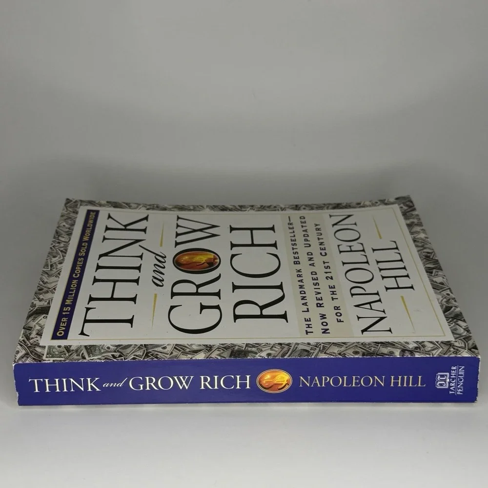 Think and Grow Rich Napoleon Hill Revised Updated 21st Century Paperback Book